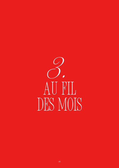 Au fil des mois...